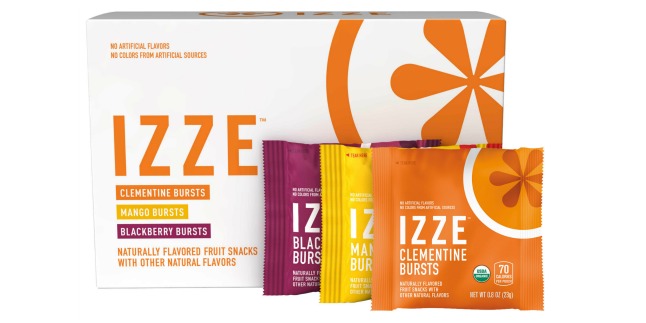 izze organic fruit snacks