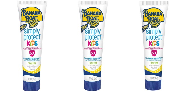 banana boat sunscreen