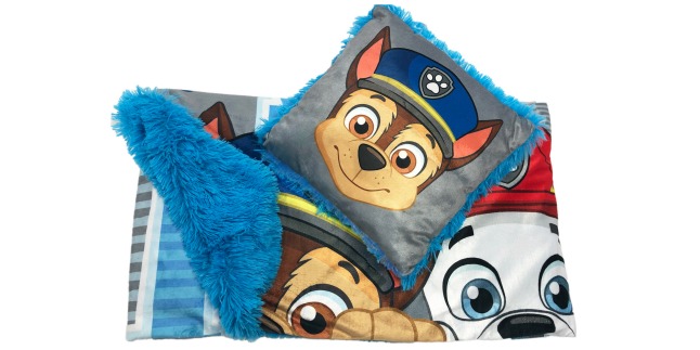 paw patrol teepee pillow and slumber set