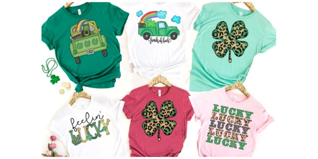 st patty day tees