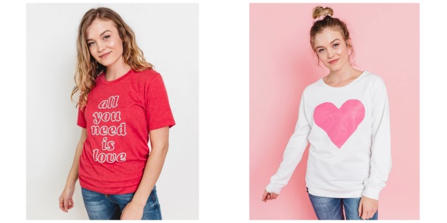 valentine tees