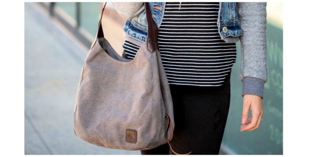 canvas hobo bag