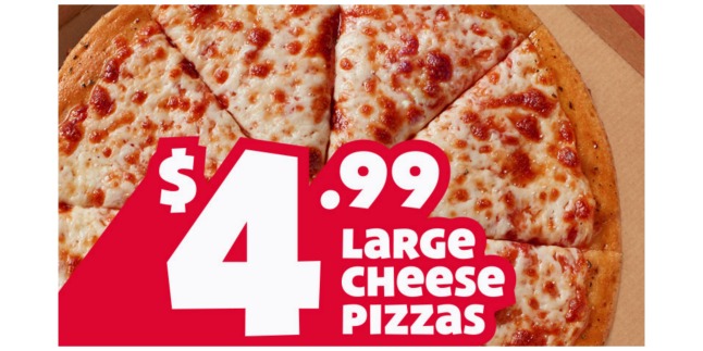 Chuck E. Cheese pizza