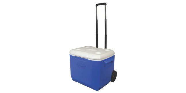 coleman 60 quart rolling cooler