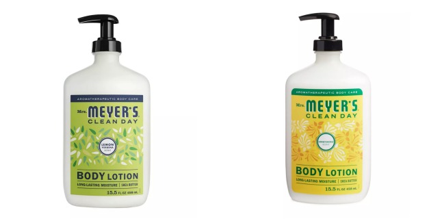 mrs meyers body lotion