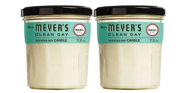 mrs meyers clean day basil candle