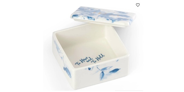 something blue trinket box