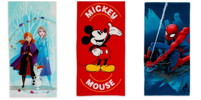 disney marvel beach towels