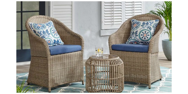 hampton bay wicker set