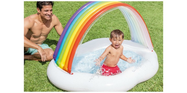 intex rainbow baby pool