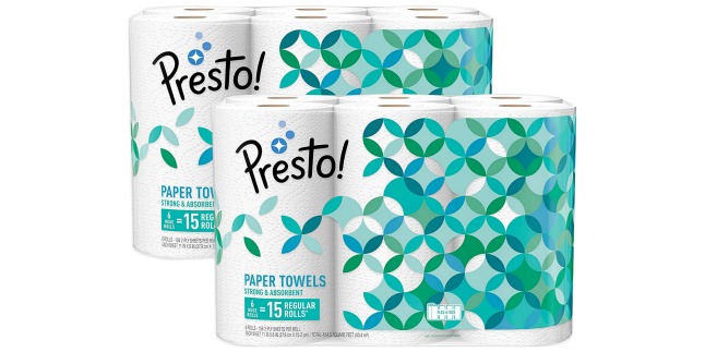 presto paper towels