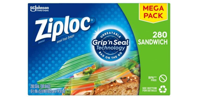 Ziploc sandwich bags