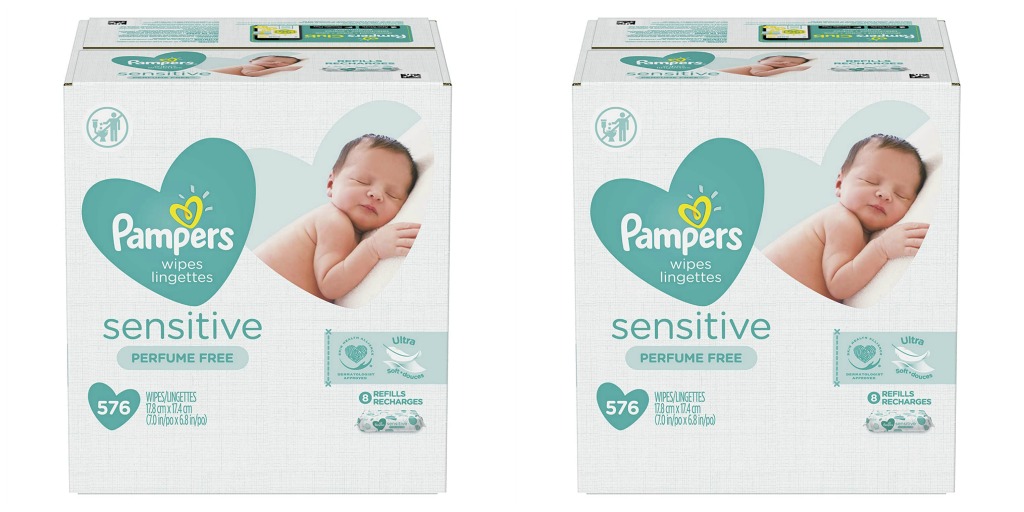 pampers sensitive wipes