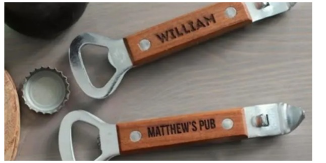 personalized bottle opener