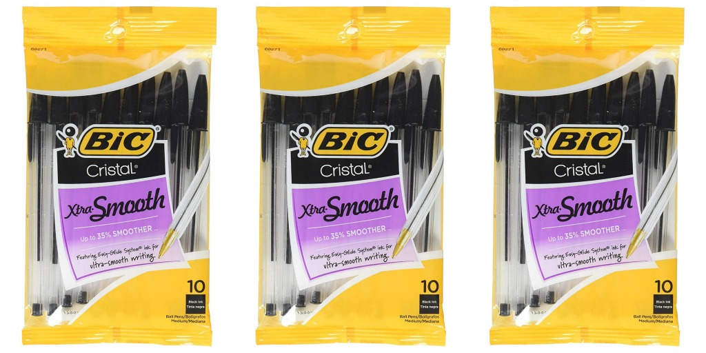 BIC cristal xtra smooth pens