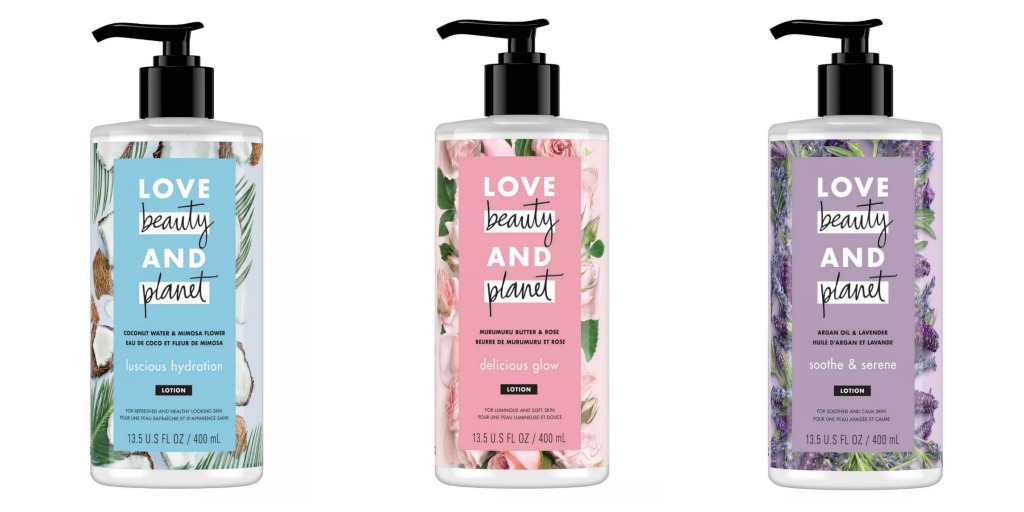 love beauty planet body lotion