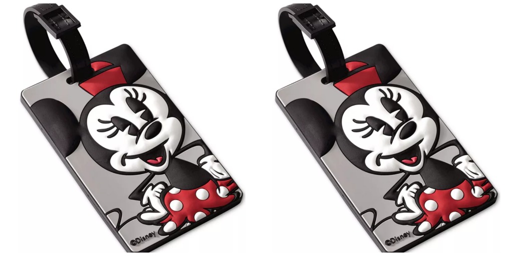 minnie mouse luggage tag