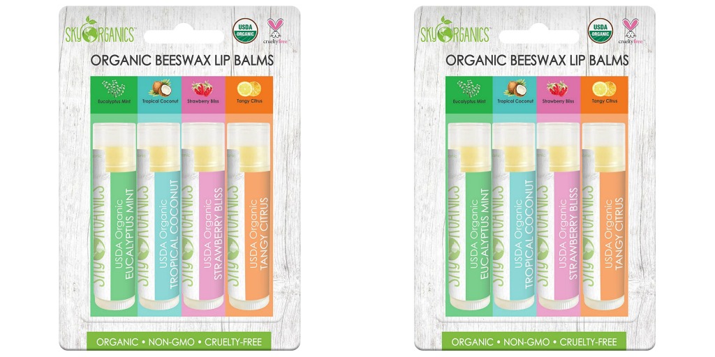 organic beeswax lip balm