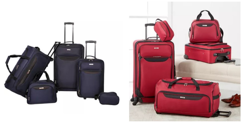 5 piece luggage sets