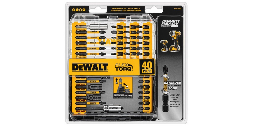 DeWalt 40 piece screwdriver kit