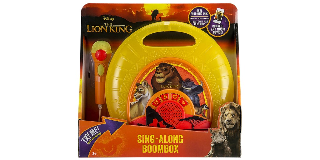 Disney the lion king sing along boombox