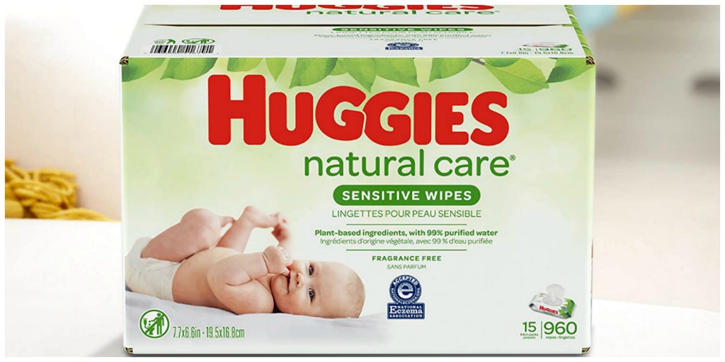 Huggies natural care sensitive wipes