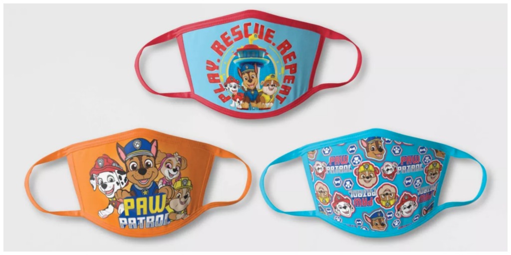 Paw Patrol face masks