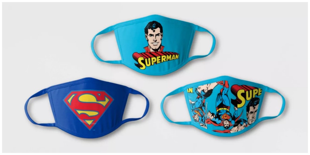 Superman face masks