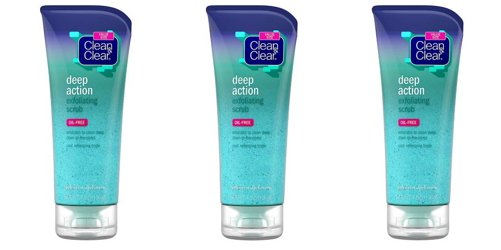 clean clear exfoliating scrub