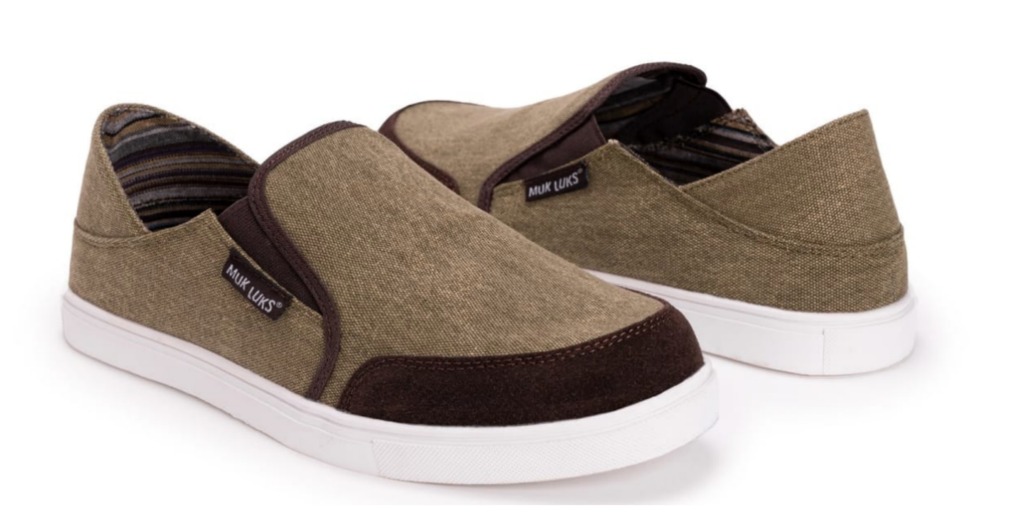 muk luks mens slip on shoes