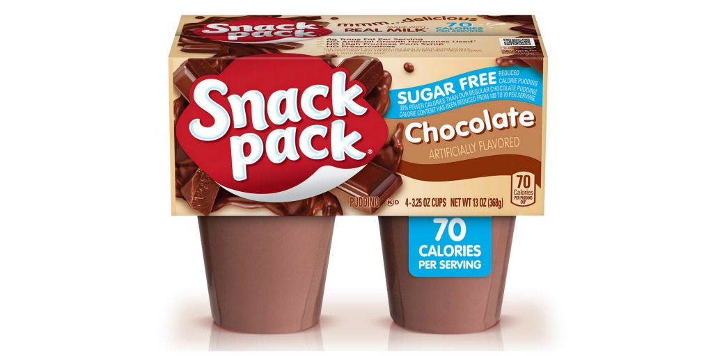 snack pack sugar free chocolate