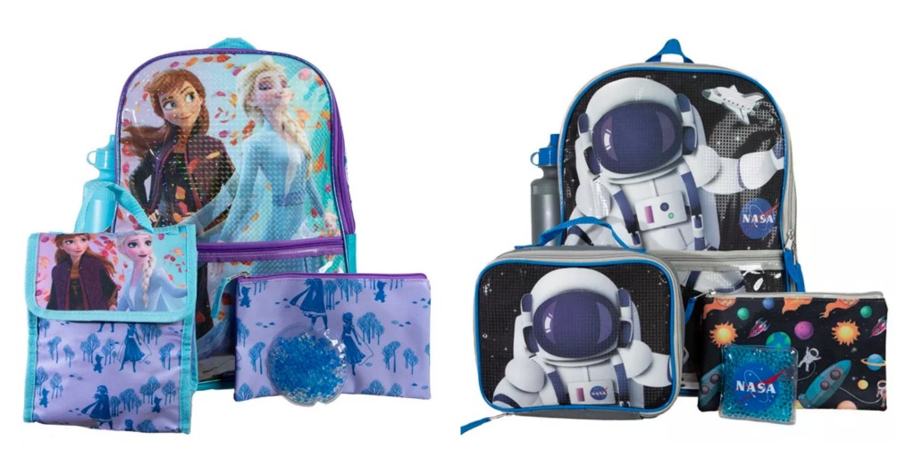 5 piece backpack sets