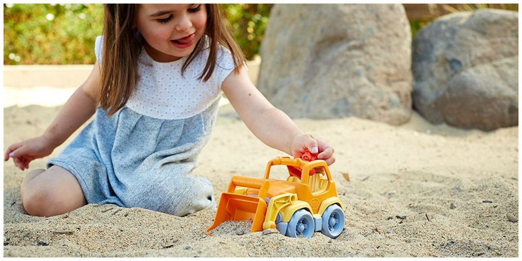 Green Toys scooper construction truck