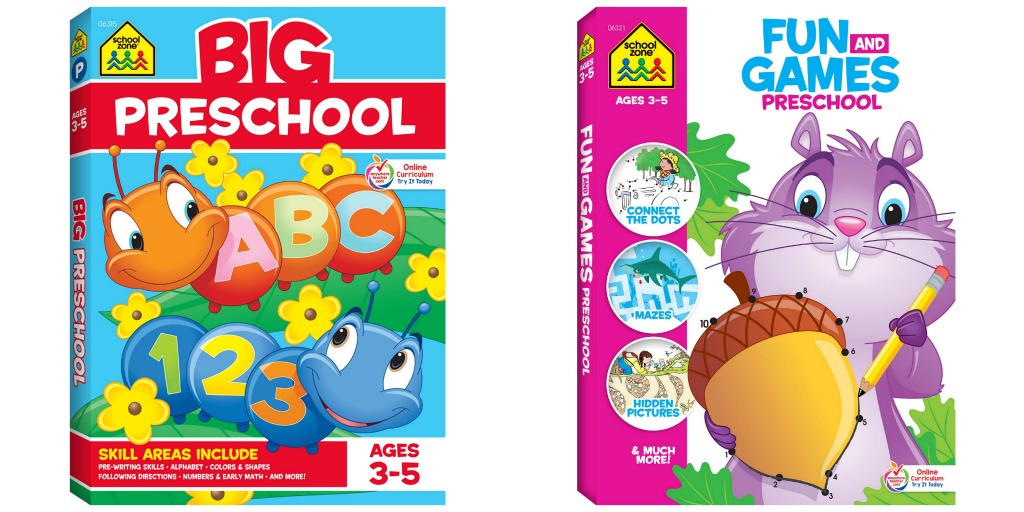 Preschool workbooks