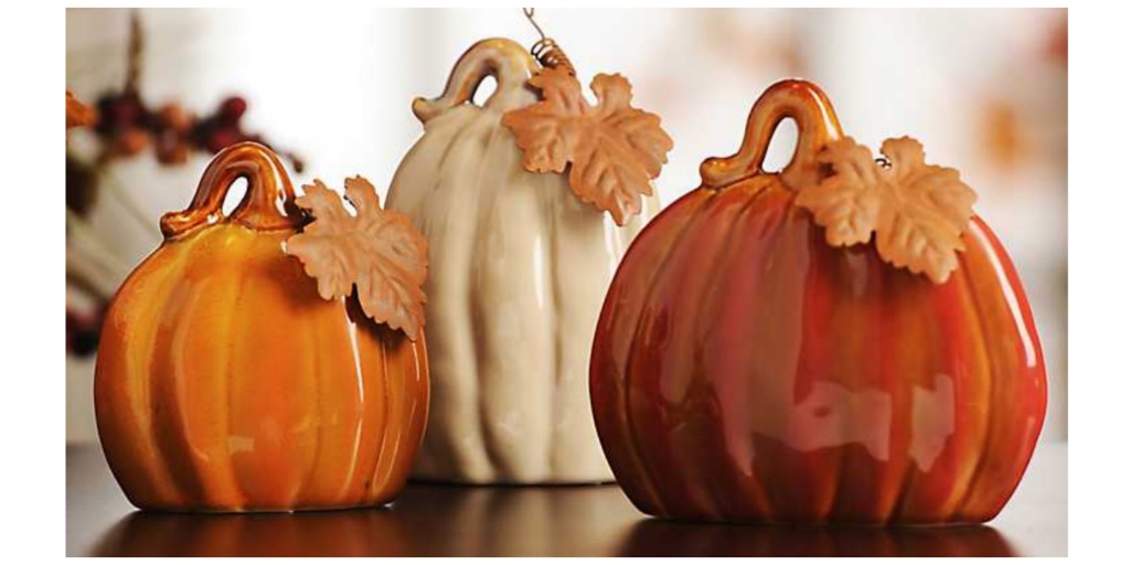 ceramic pumpkins