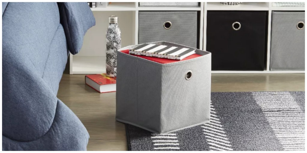 Room Essentials Fabric Cube Storage Bins as low as $3.80 each - Savings
