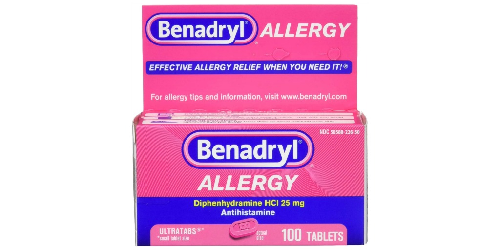 Benadryl Allergy 100 count