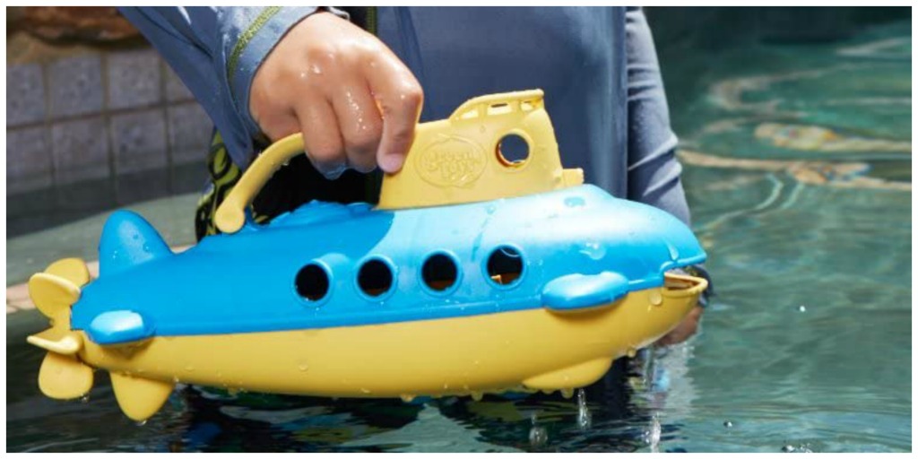 Green Toys bath submarine