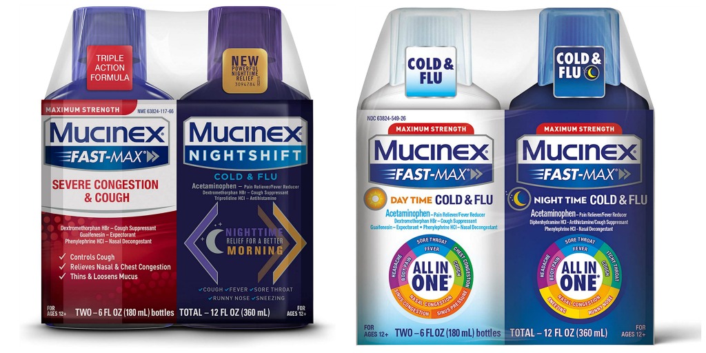 Mucinex Fast Max cold medicine