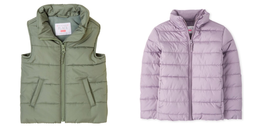 girls puffer vest jacket