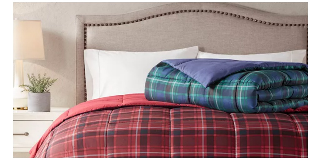 Martha Stewart plaid comfoter