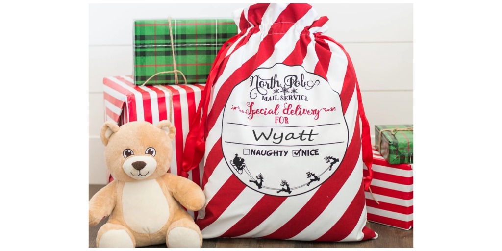 Santa gift bag