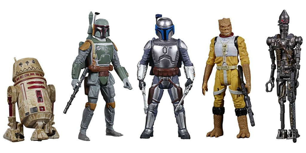 star wars bounty hunters figure set