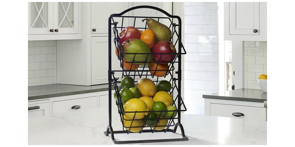 2 tier wire basket