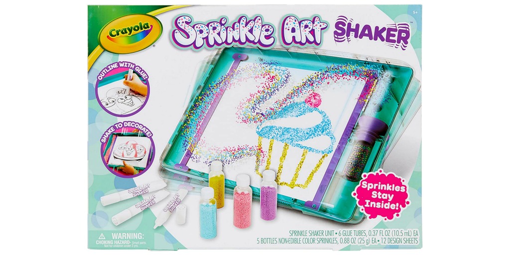 Crayola sprinkle art shaker