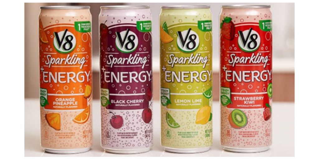 V8 Sparkling Energy drinks