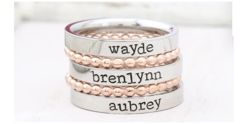 personalized rings