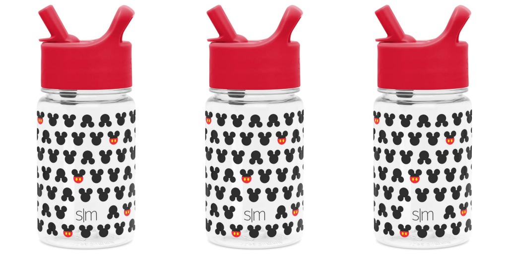 Simple modern water bottle mickey ears