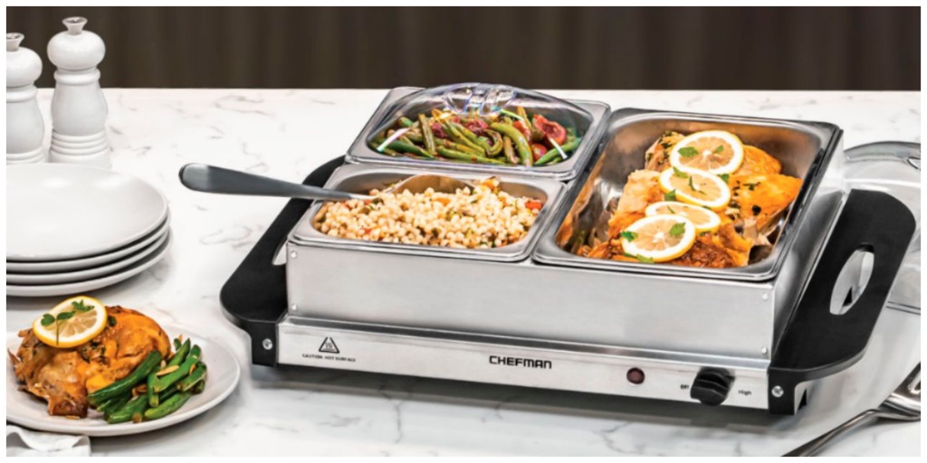 Chefman Electric Buffet Server + Warming Tray