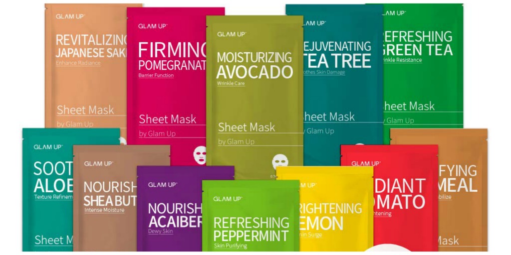 Glam up face masks